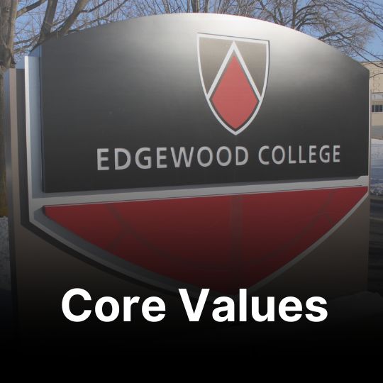 Edgewood College sign